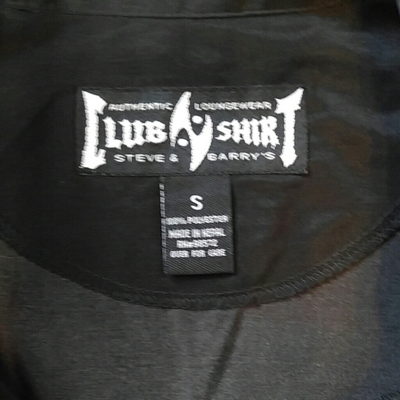 NWT Steve & Barry Iron Cross Club Lounge Shirt S - Picture 2 of 4